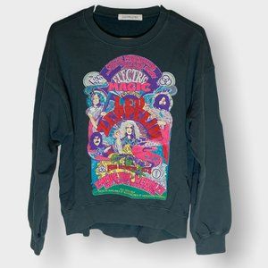 Daydreamer Led Zepplin Electric Magic Oversized Crew Sweatshirt Size xs